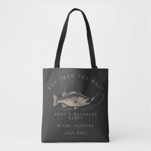 Bolsa Tote Pescador Engraçado Festa de Solteiro Personalizada