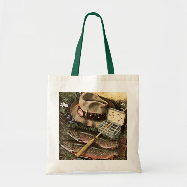 Bolsa Tote Pescando ainda a vida (Frente)