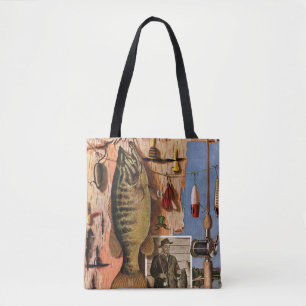 Bolsa Tote Pescando ainda a vida por John Atherton