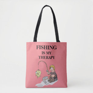 Bolsa Tote Pescar na minha design de terapia