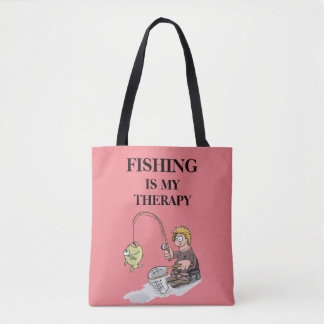 Bolsa Tote Pescar na minha design de terapia