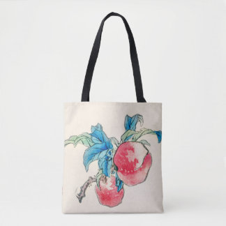 Bolsa Tote Pêssegos de Kōno Bairei