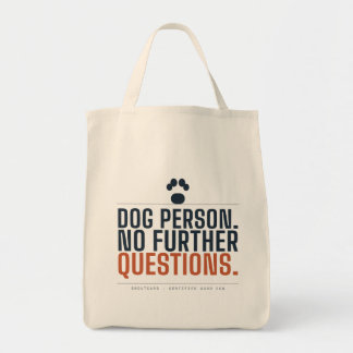 Bolsa Tote Pessoa de Cachorro. Sem Mais Perguntas. | Saca de