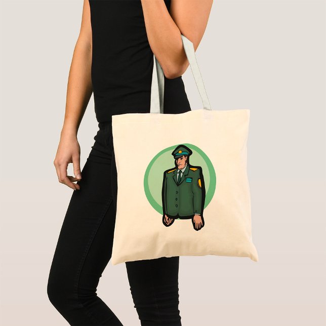 Bolsa Tote Pessoa Militar (Criador carregado)