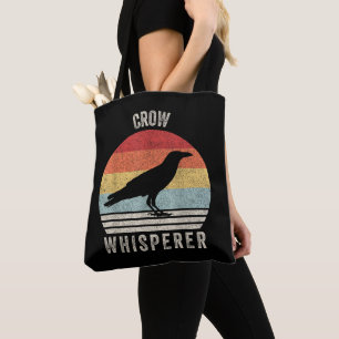 Bolsa Tote Pessoa que Acalma Corvos Antigos Amante de Pássaro