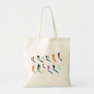 Bolsa Tote Pessoas art aquarela arte