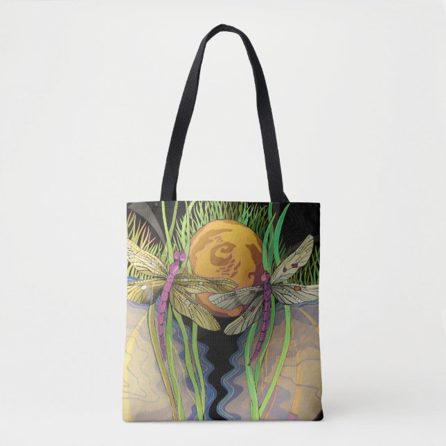 Bolsa Tote Pessoas da sacola da libélula (Frente)
