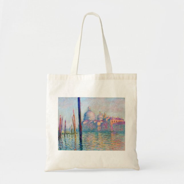 Bolsa Tote Pessoas Impressionistas do Monet Le Grand Canal Fa (Frente)