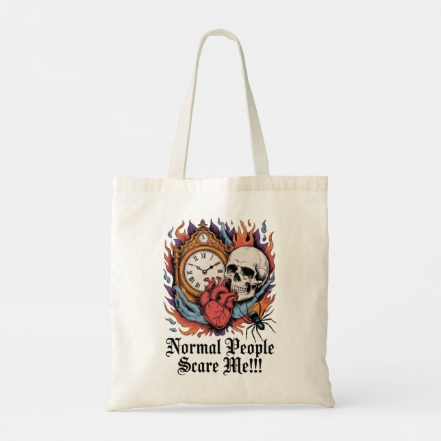 Bolsa Tote Pessoas Normais Me Assustam (Verso)