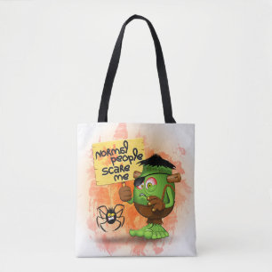 Bolsa Tote 'Pessoas normais me assustam' Humorista Frankenste