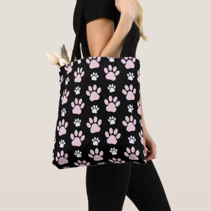 Bolsa Tote Pestanas, Patas Rosa, Patas Cachorros, Patas Anima
