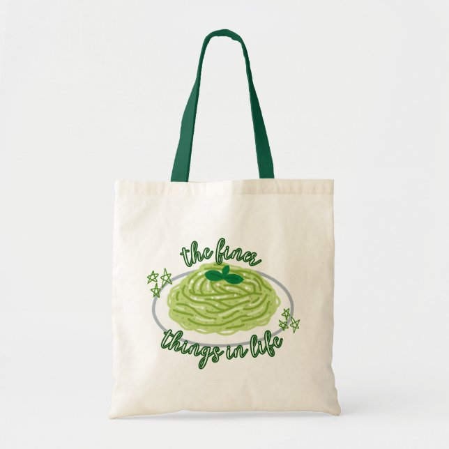 Bolsa Tote pesto - a série das coisas finas - (Frente)