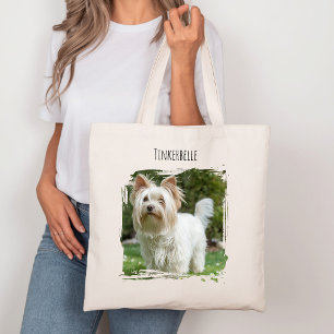 Bolsa Tote Pet de Cachorro Fotográfico com Nome