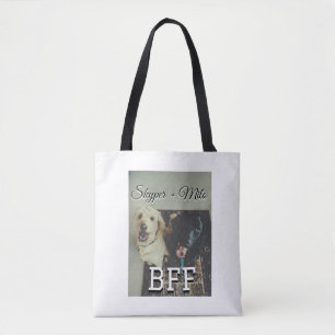 Bolsa Tote Pet Frities adiciona nome e foto animal amor