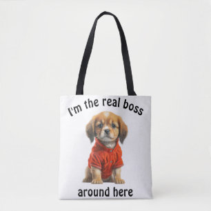Bolsa Tote Pet Photo Boss Dog Personalizado