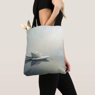 Bolsa Tote Petais flutuantes de Design de pedra