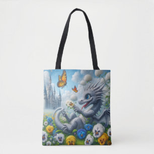 Bolsa Tote Pétalas e Escalas
