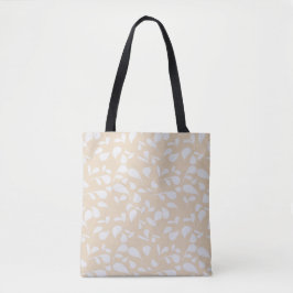 Bolsa Tote Petals | Coral & White