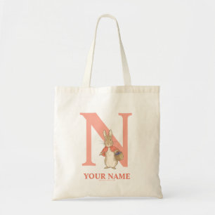 Bolsa Tote Peter Rabbit Pilha personalizada - Letra N Tote