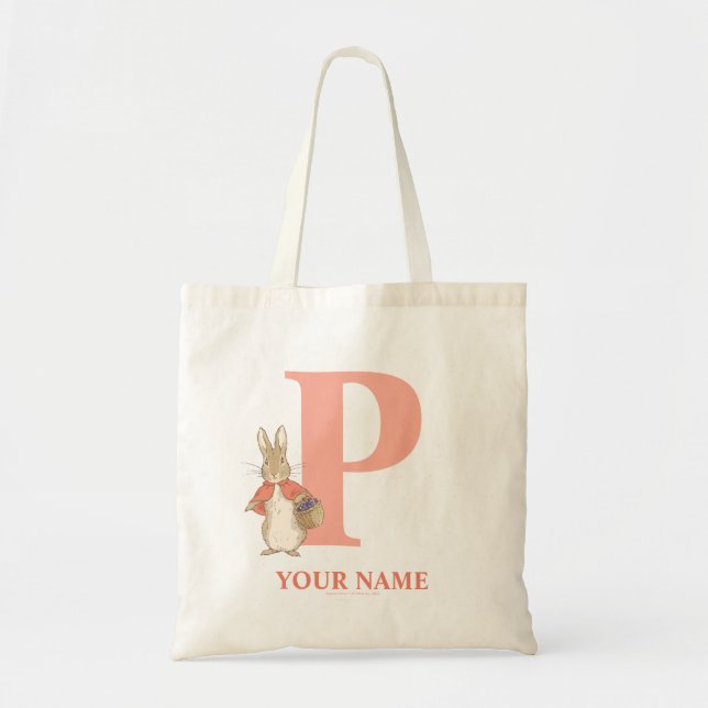 Bolsa Tote Peter Rabbit | Pilha personalizada - Saco de Tota  (Frente)