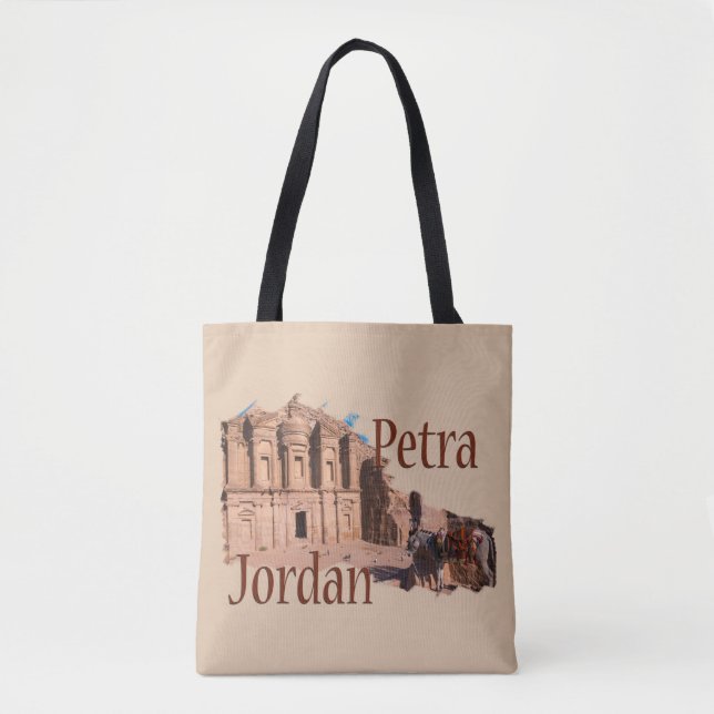 Bolsa Tote Petra, Jordânia: O mosteiro (Frente)