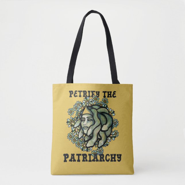 Bolsa Tote Petrify, Patriarcado Medusa Gorgon (Frente)