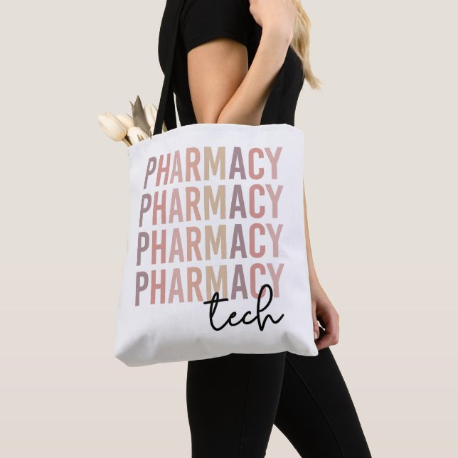 Bolsa Tote Pharmacy Tech | Técnico de Farmácia (Close Up)