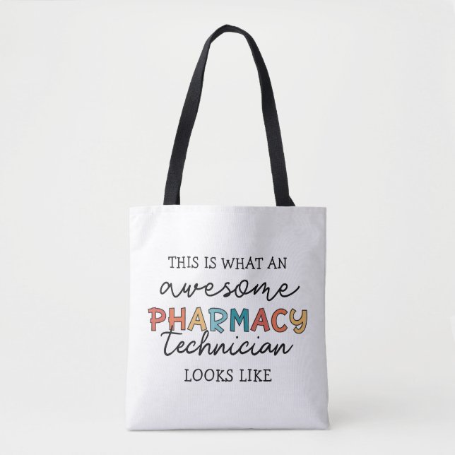 Bolsa Tote Pharmacy Technician Awesmanutenção Pharmacy Tech E (Frente)