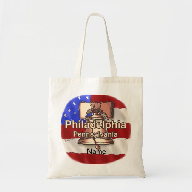 Bolsa Tote Philadelphia Liberty Bell Tote Bag (Frente)