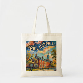 Bolsa Tote Philadelphia Pennsylvania US Retro Van Gogh Travel