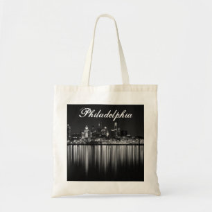 Bolsa Tote Philly night b/w