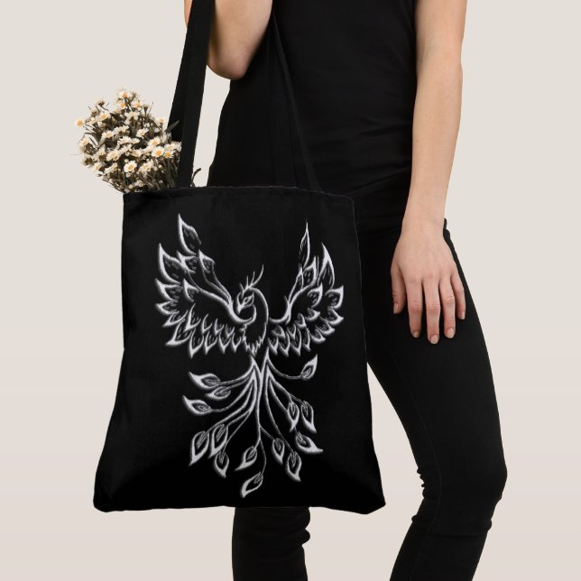 Bolsa Tote Phoenix nasce em preto (Close Up)