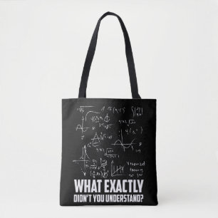 Bolsa Tote Piada Engraçado de Física Geek de Matemática