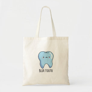 Bolsa Tote Piada Técnica Bluetooth Dente Azul Engraçada