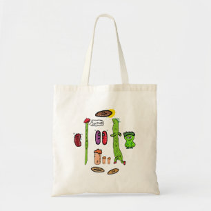 Bolsa Tote Piadas de Feijão Engraçadas