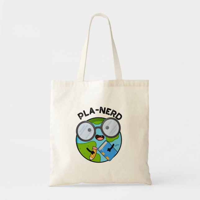Bolsa Tote Piadas do Planeta Divertido Planerd (Frente)