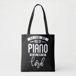 Bolsa Tote Pianista Cristão Música Religiosa Lorde Piano Pl