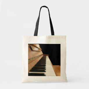 Bolsa Tote Piano, barra de ferramentas do teclado