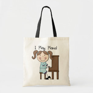 Bolsa Tote Piano - camiseta e presentes fêmeas