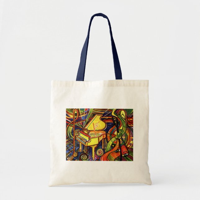 Bolsa Tote Piano de cauda (Frente)