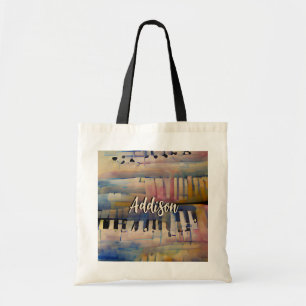 Bolsa Tote Piano Music Personalizada Tot Bag