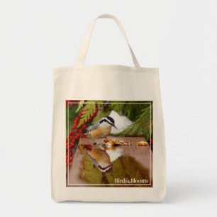 Bolsa Tote Pica-pau-cinzento de peito encarnado