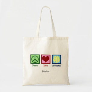 Bolsa Tote Pickleball de Paz Personalizado
