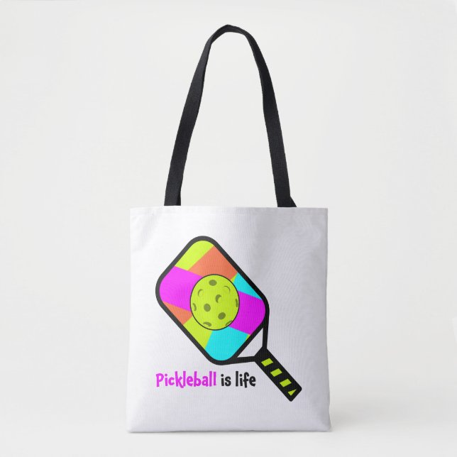Bolsa Tote Pickleball é Vida (Frente)