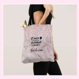 Bolsa Tote PIckleball Gal Queen da Corte