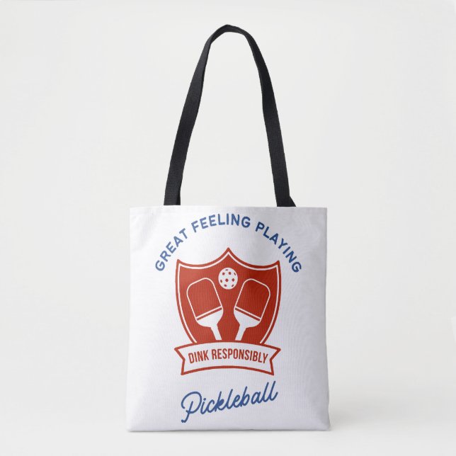 Bolsa Tote Pickleball legal design para vestir (Frente)