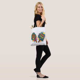 Bolsa Tote Pickleball Paddle - Design desportivo e divertido
