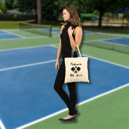 Bolsa Tote Pickleball Picklemania Dill Com Tiro Engraçado