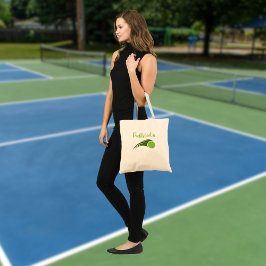 Bolsa Tote Pickleball Picletastic elegant pun