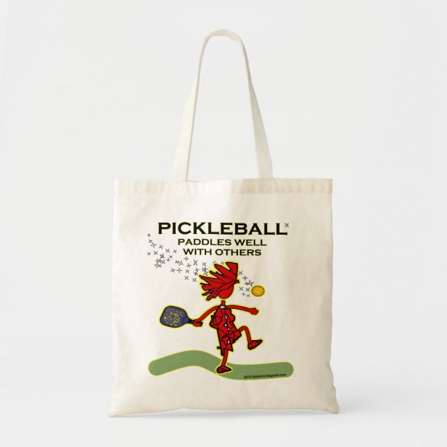 Bolsa Tote Pickleball rema bem com outro (Frente)